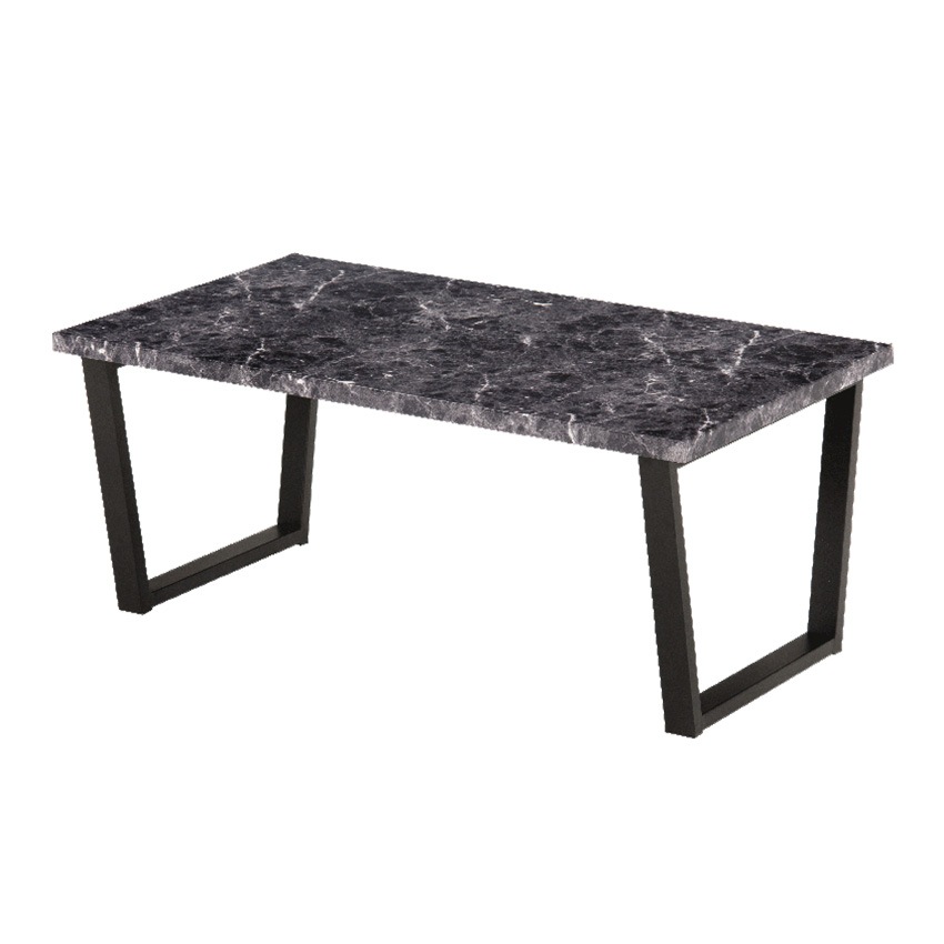 ローテーブル テーブル センターテーブル 90×45 90cm 45cm 木 木目調 大理石調 ヴィ | 19