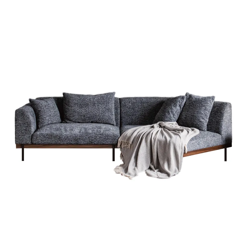 3人掛け ソファー ファブリック 右肘タイプ 幅279cm クッション付き おしゃれ リビング スチ | 17