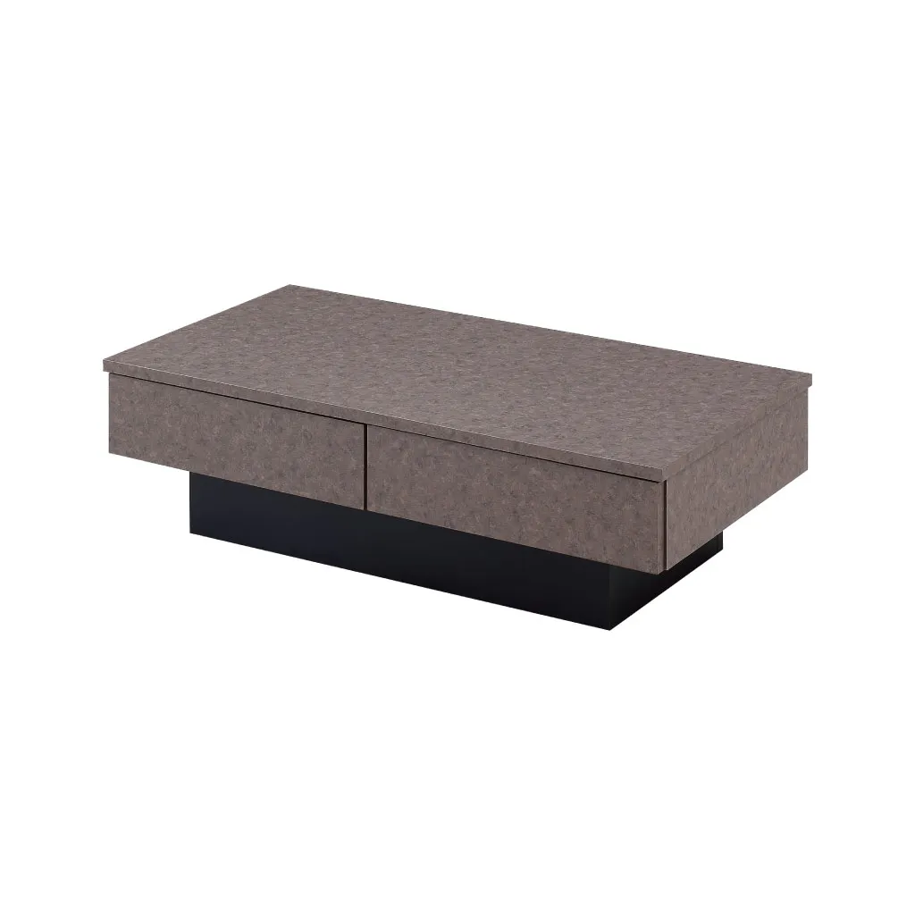 テーブル センターテーブル 収納 105 幅105 リビングテーブル リビング 石目調 グレー ベー | 16