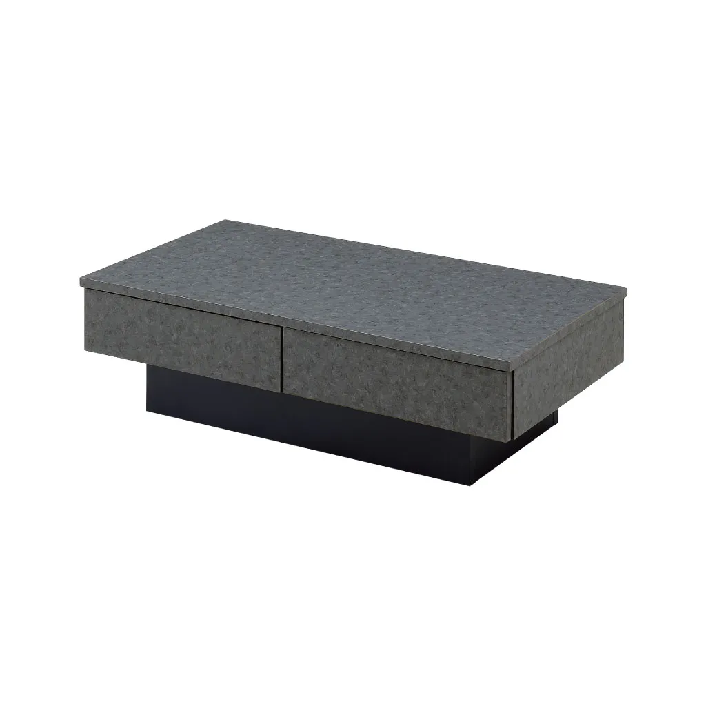 テーブル センターテーブル 収納 105 幅105 リビングテーブル リビング 石目調 グレー ベー | 17