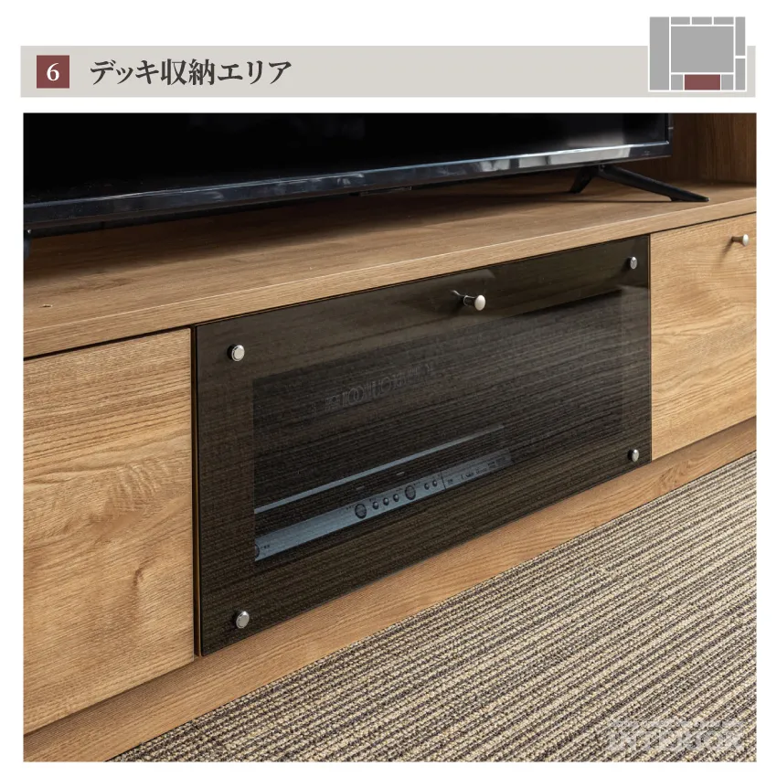 テレビ台 壁面収納 ハイタイプ 幅240cm 奥行き43cm 壁掛け風 収納 国産 テレビボード お | 17