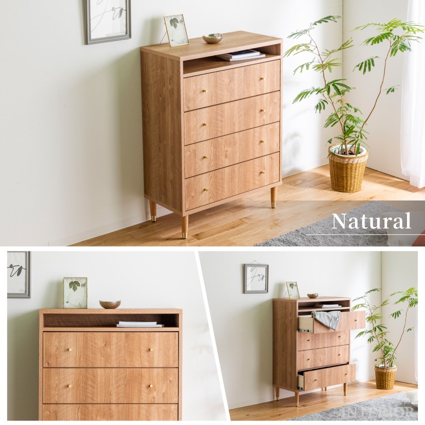 新生活 キャビネット 80幅 おしゃれ ハイチェスト チェスト テレビ台