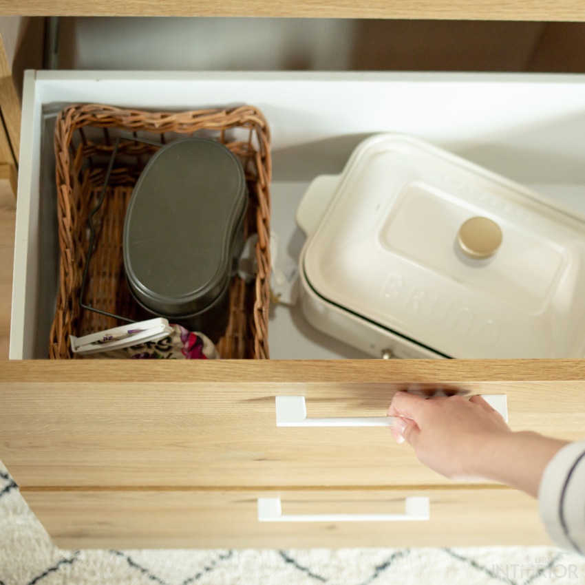 キッチンカウンター 幅110cm 収納 おしゃれ カウンター キッチン レンジボード レンジ台 食器 | 8