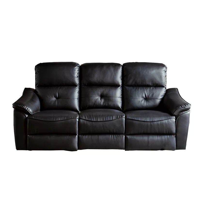 ソファー 3人掛け 電動リクライニング 北欧 おしゃれ おすすめ ホワイト ブラック PVC 2人掛 | 19