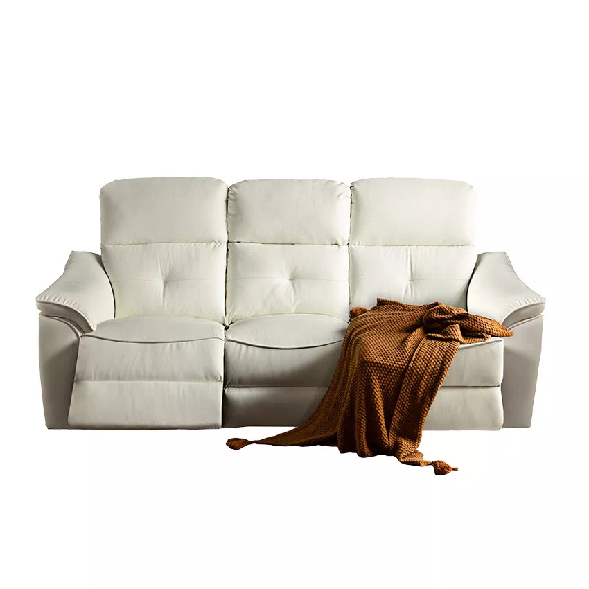 ソファー 3人掛け 電動リクライニング 北欧 おしゃれ おすすめ ホワイト ブラック PVC 2人掛 | 20