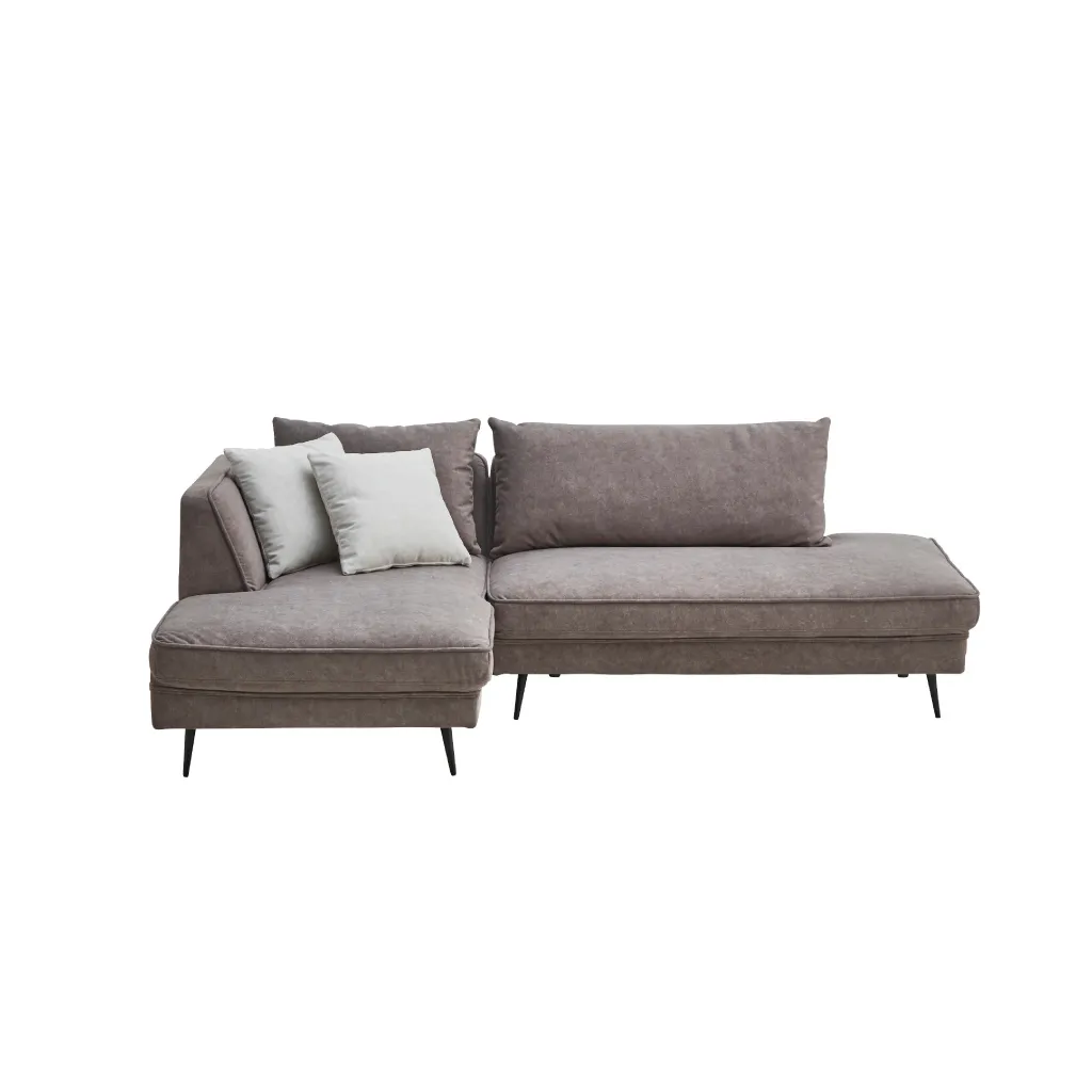 カウチソファ 3人掛け 幅220cm 撥水生地 傷に強い コーナーソファ