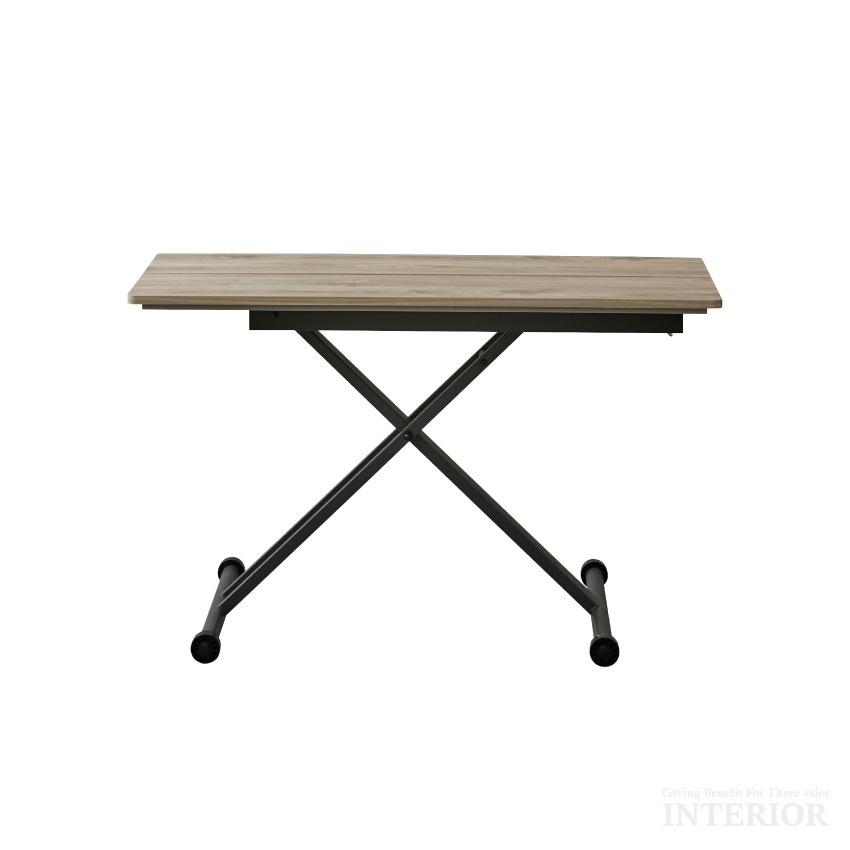 テーブル 昇降式 昇降式テーブル ダイニングテーブル 120×60cm オーク ウォルナット 昇降テ | 16