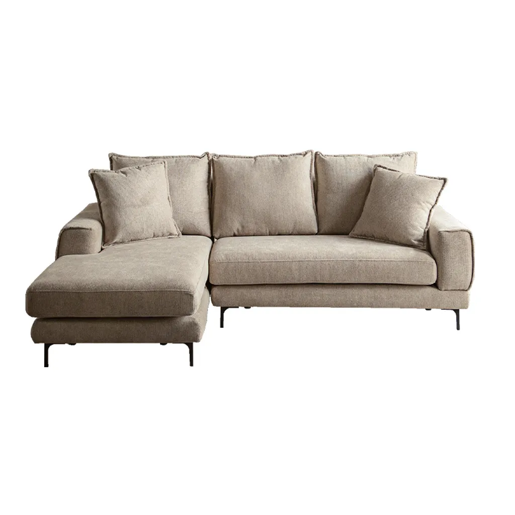 カウチソファー L字 コーナー 幅210cm 3人掛け 北欧 おすすめ ファブリック 撥水 おしゃれ | 21