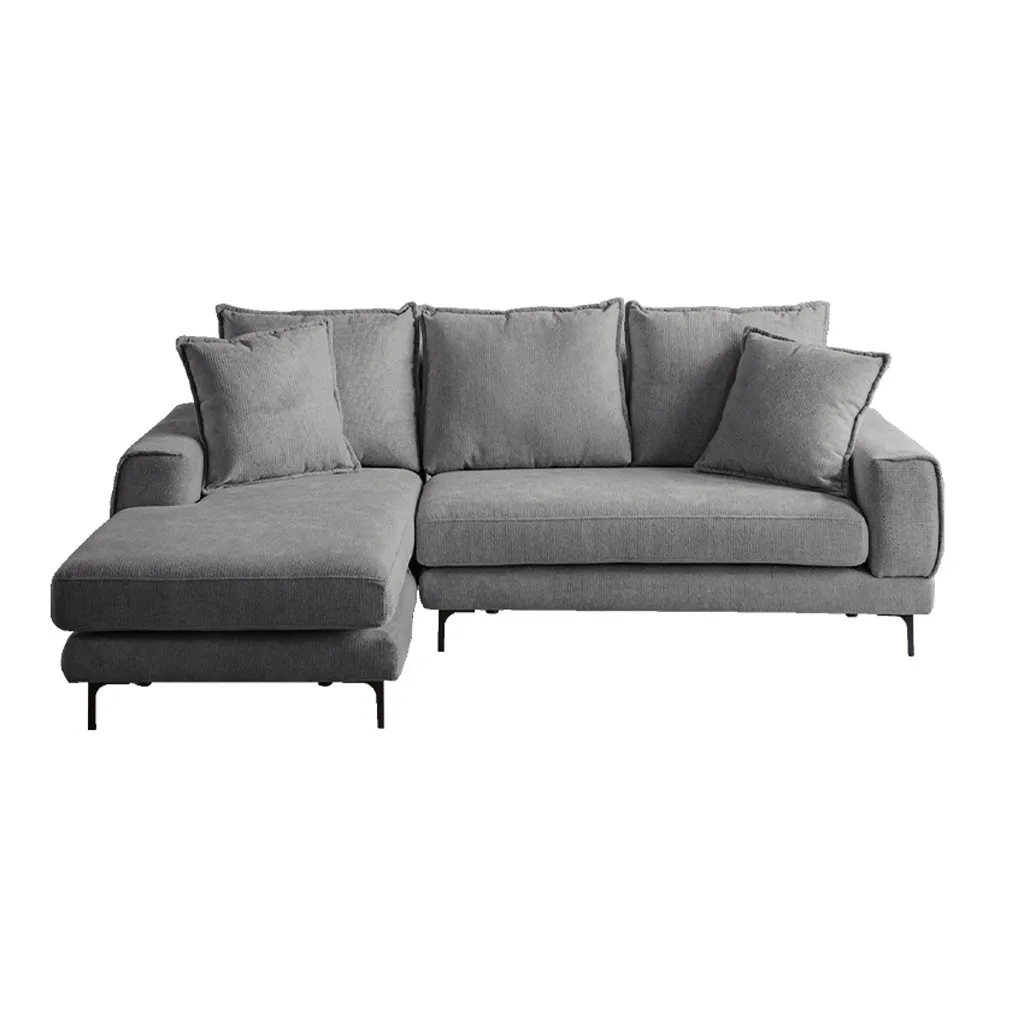 カウチソファー L字 コーナー 幅210cm 3人掛け 北欧 おすすめ ファブリック 撥水 おしゃれ | 22