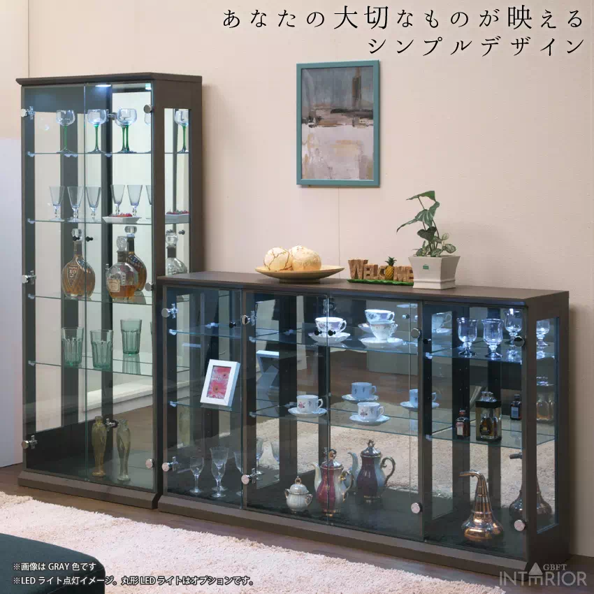 コレクションケース ガラス 幅100cm 高さ83cm ディスプレイラック フィギュアケース ディス | 5