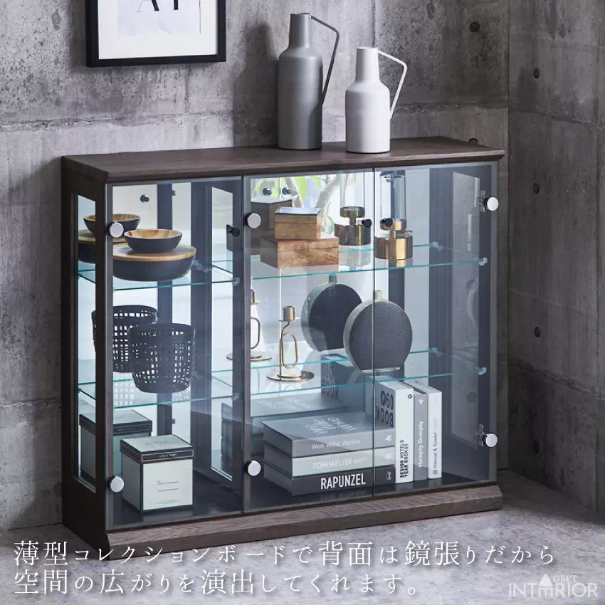 コレクションケース ガラス 幅100cm 高さ83cm ディスプレイラック フィギュアケース ディス | 6