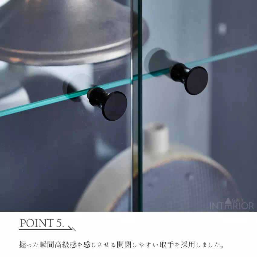 コレクションケース ディスプレイラック ガラスケース 棚 ディスプレイ おしゃれ 幅139cm 高さ | 9