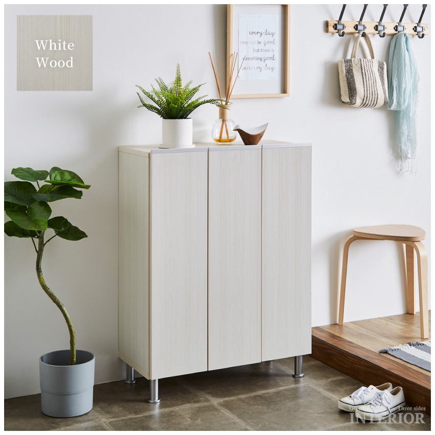 シューズラック 幅75cm 奥行き35cm 下駄箱 シューズボックス 靴箱 大