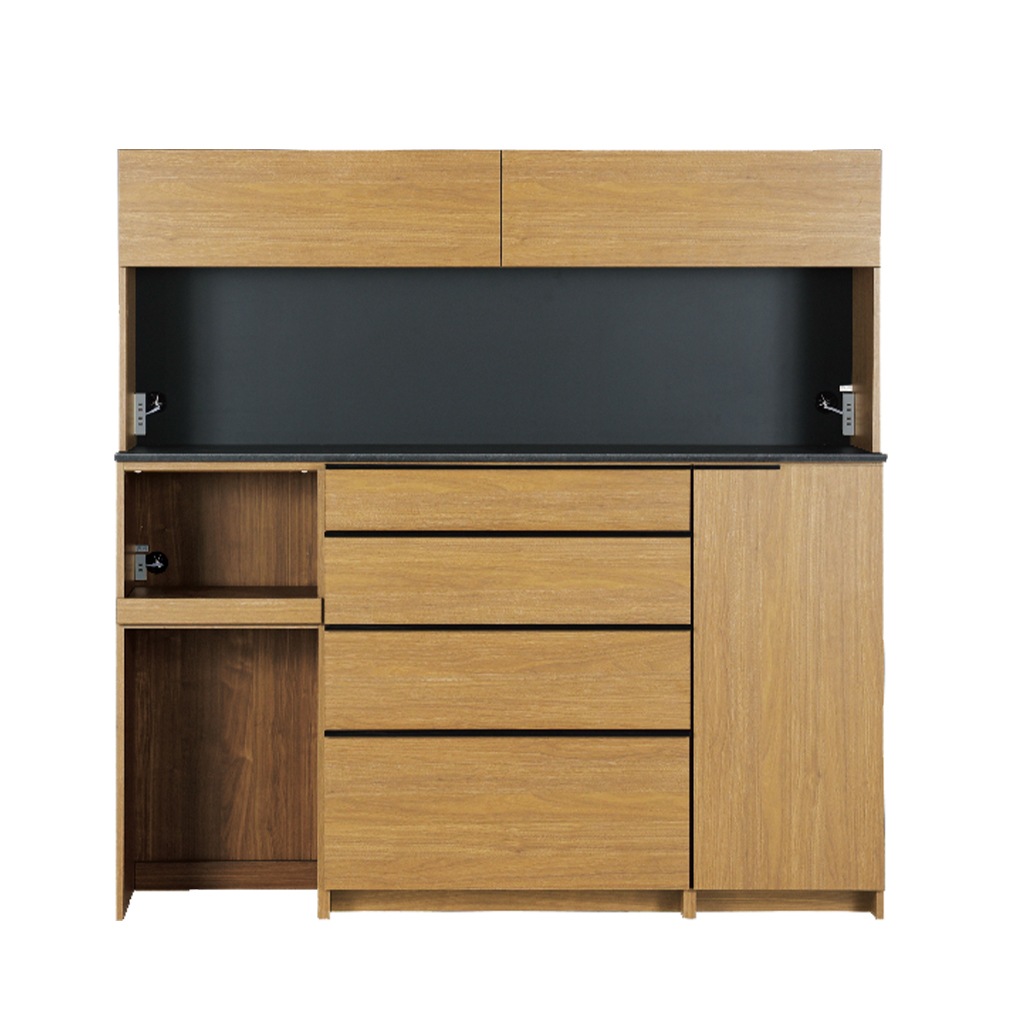 キッチンボード 幅180cm 食器棚 おしゃれ 国産 キッチン 食器 引き出し 収納 日本製 おすす | 16