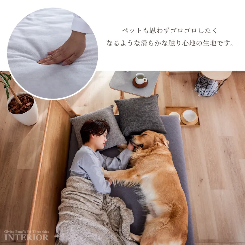 【予約】GB-OPTI-0171 専用ソファカバー 幅180cm ライトグレー | 9