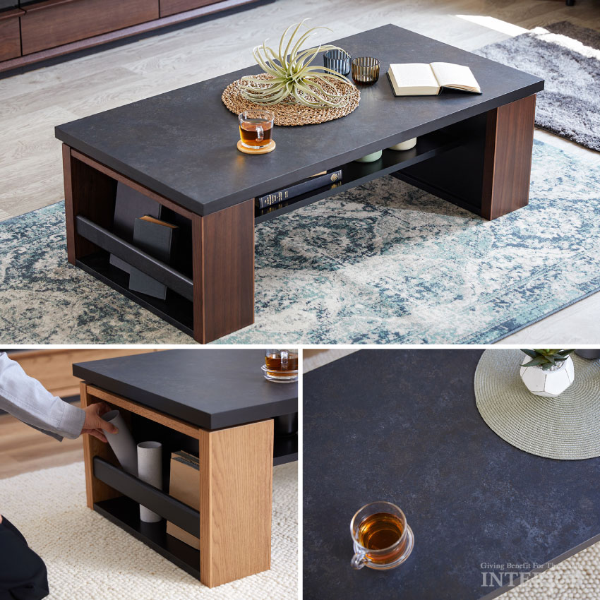 テーブル センターテーブル 収納 120 幅120 センターテーブル リビングテーブル リビング ウ | 14