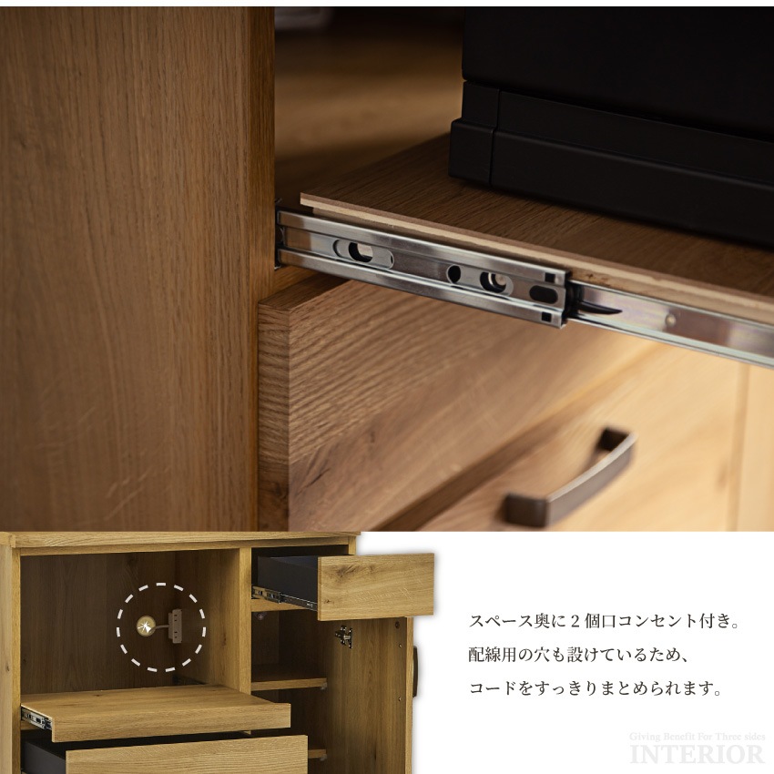 食器棚 幅90 完成品 ガラス 大容量 キッチン収納 ブラウン木目 食器棚 幅90 高さ180 モイス加工 国産 完成品 大川家具 ガラス