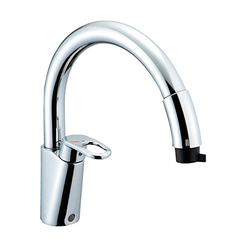 LIXIL リクシル INAX グースネック エコハンドル キッチン用水栓金具 吐水口引出式 シングルレバー混合水栓 SF-HM451SYXU