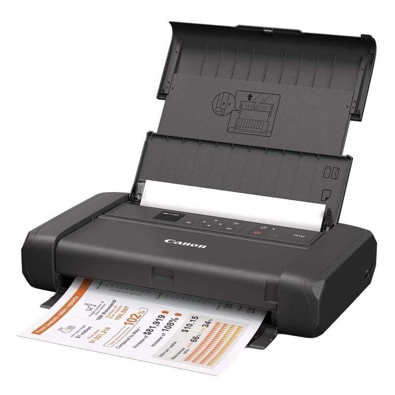 Canon TR153 インクジェットプリンター : ジャンク品 キヤノン Canon A4モバイルインクジェットプリンター ブラック TR153
