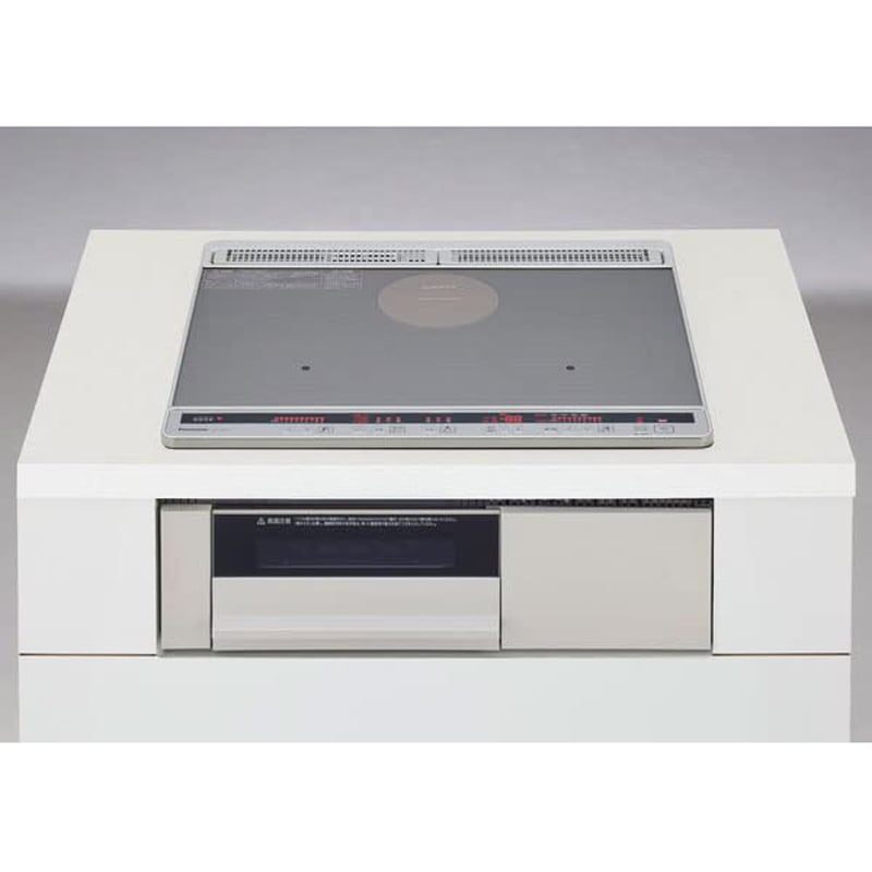 パナソニック IHクッキングヒーター 3口 60cm 200V ビルトインタイプ Lシリーズ ライトグレー KZ-L32AST