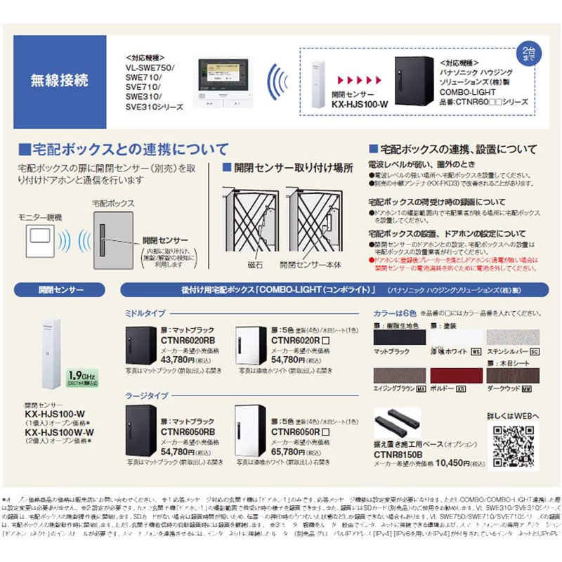 パナソニック Panasonic どこでもドアホン VL-SWE310KLA