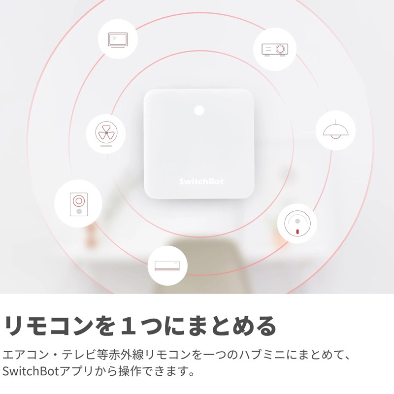 SwitchBot スイッチボット ハブミニ Hub Mini ホワイト スマートリモコン W0202200-GH