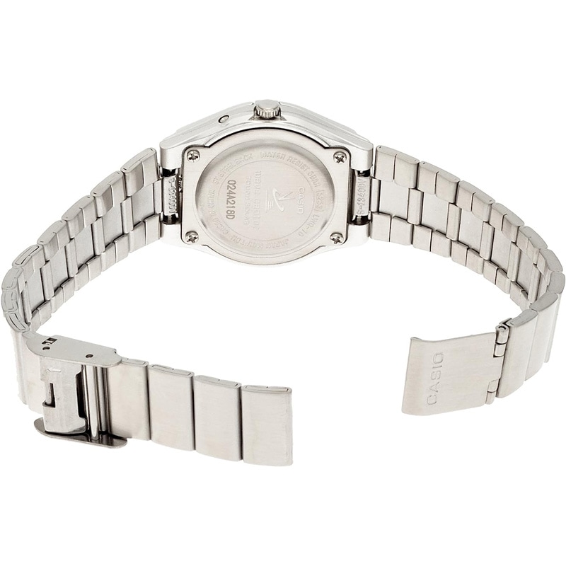 カシオ wave ceptor ソーラーアナログ 電波時計 シルバー タフソーラー LWQ-10DJ-7A2JFの2枚目画像