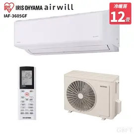 【完動品】アイリスオーヤマ airwill IAF-3605GF IAF-3605GF アイリスオーヤマ エアコン airwill 12畳 3.6kW 100V 空気