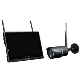 マスプロ ワイヤレスHDカメラセット ネットワークカメラ モニター WHCBL10M4 バッテリーレス