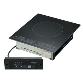 パナソニック Panasonic IHクッキングヒーター ブラック 100V 業務用1口ビルトイン 1.3kw KZ-F11B