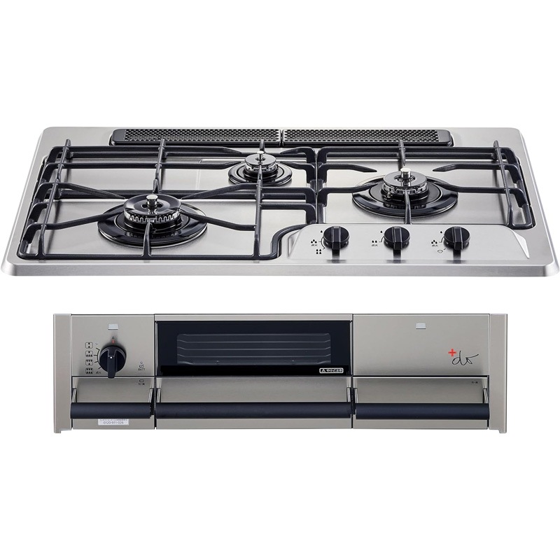 【都市ガス用】 ノーリツ NORITZ プラス・ドゥ ビルトインガスコンロ 都市ガス ステンレストップ N3WS9KJTKSTED-13A