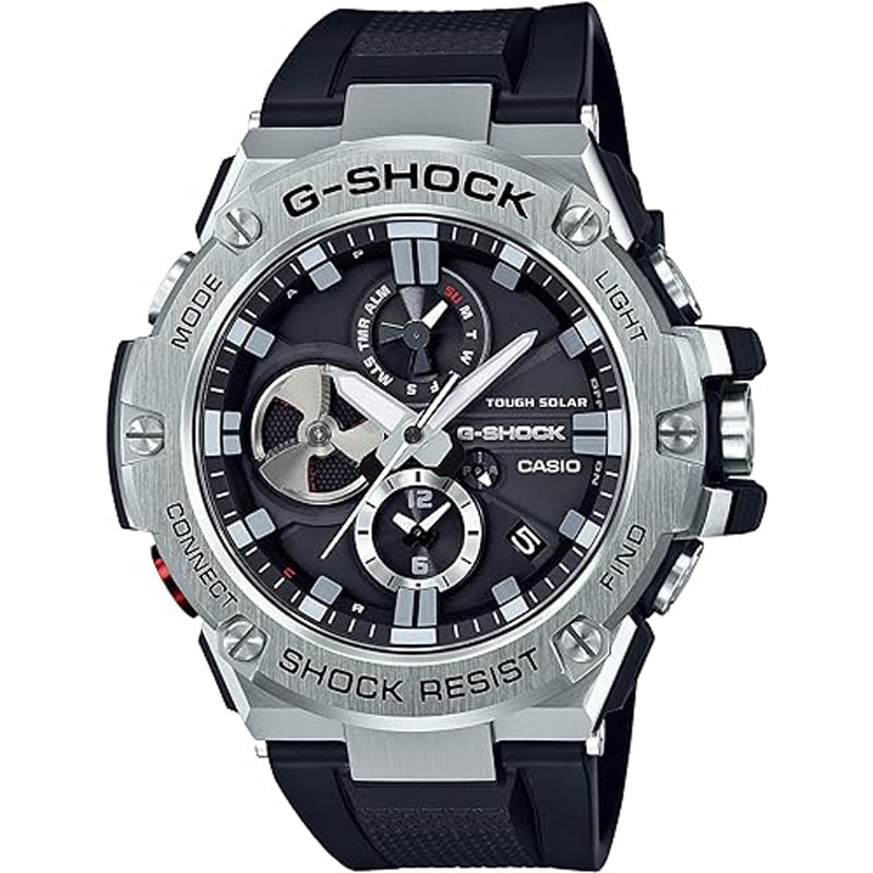 カシオ CASIO G-SHOCK G-STEEL GST-B100シリーズ メンズ腕時計 ブラック GST-B100-1AJF