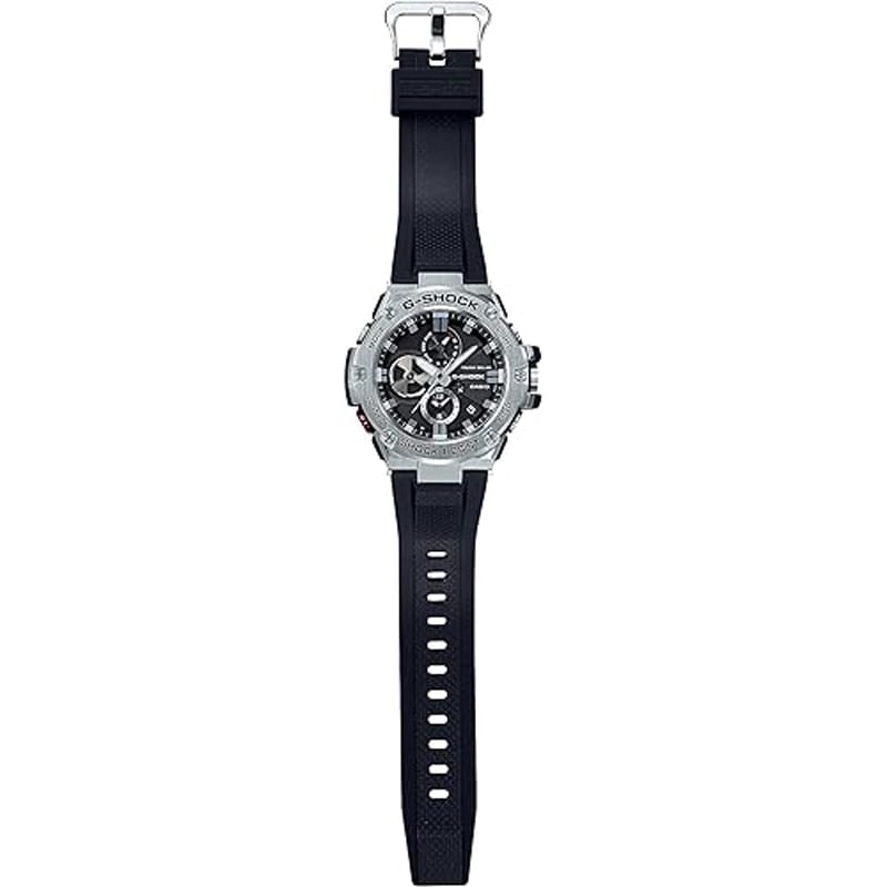 カシオ CASIO G-SHOCK G-STEEL GST-B100シリーズ メンズ腕時計 ブラック GST-B100-1AJFの2枚目画像