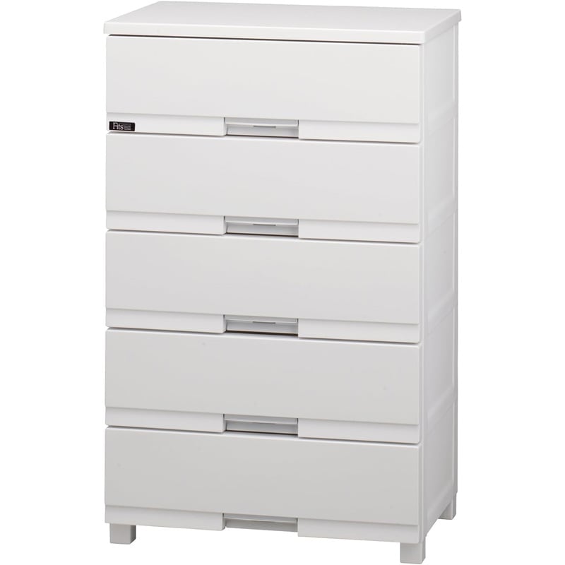天馬 Tenma フィッツプラス プレミアム チェスト 5段 FP6505 幅65cm セラミックホワイト
