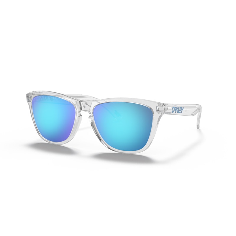 【正規輸入商品】【2年保証付き】 オークリー OAKLEY サングラス Frogskins CRYSTAL CLEAR PRIZM SAPPHIRE ゴルフ用 OO9245-A754