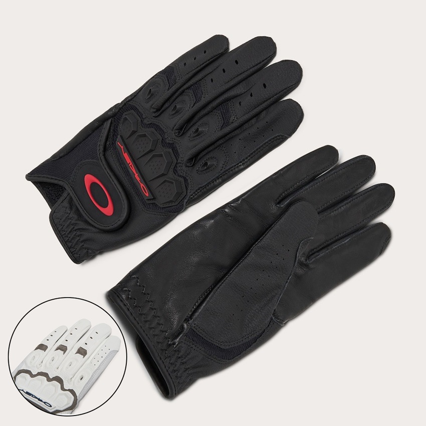 OAKLEY オークリー 左手用 グローブ ICON GOLF GLOVE 24 02E 100 21～26 ブラック ホワイト ゴルフ用 グローブ
