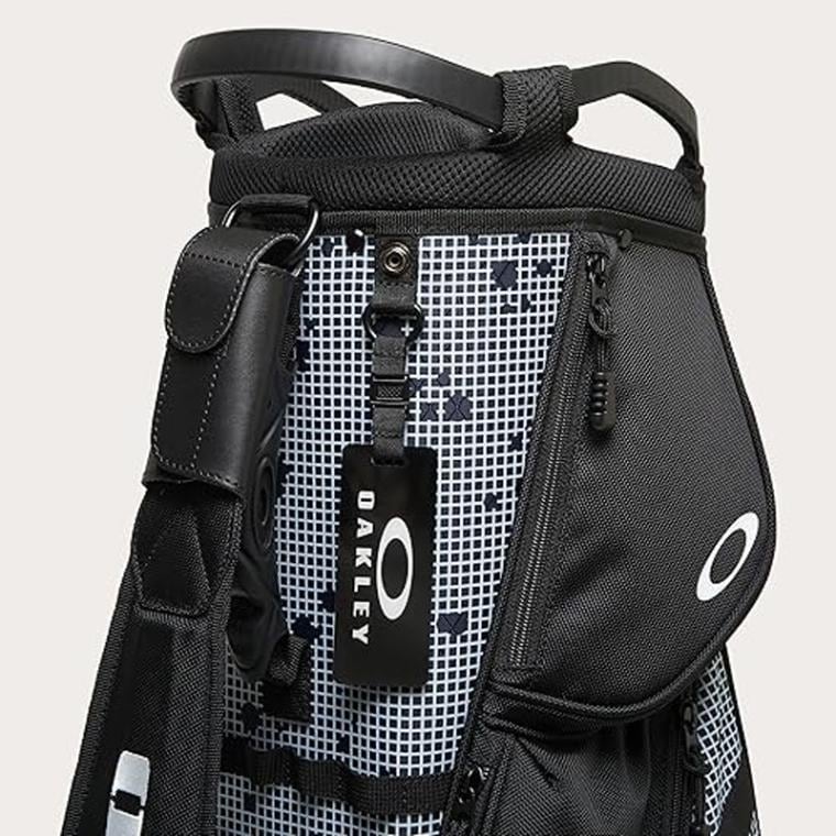 Oakley オークリー　ゴルフバッグ　キャディバッグ Oakley オークリー キャディバッグ IB STAND BAG WHITE GEO