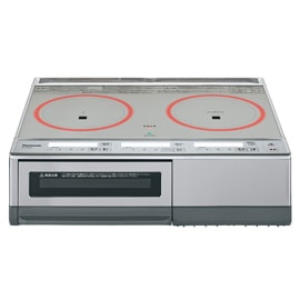 パナソニック ビルトインタイプ Kシリーズ IHクッキングヒーター シルバー/ライトグレー 幅60cm KZ-K33XST パナソニック ビルトインタイプ Kシリーズ IHクッキングヒーター
