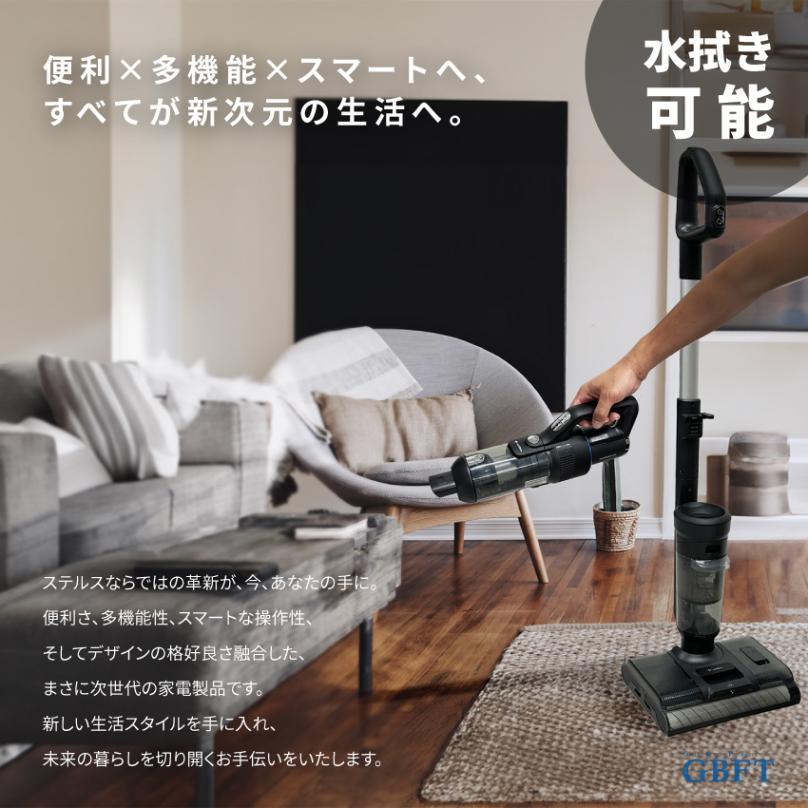 LOOZER ルーザー 掃除機 VACUUM CLEANER スティック ハンディ 水拭き WDH400