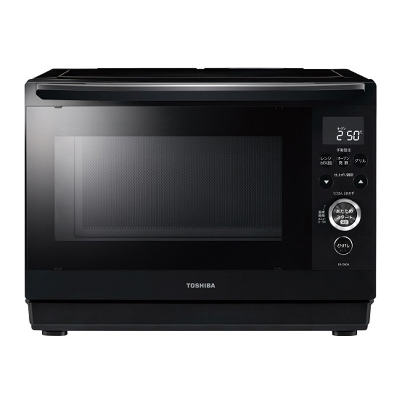 東芝 角皿式スチームオーブンレンジ 石窯ドーム ブラック 26L ER-D80A(K)