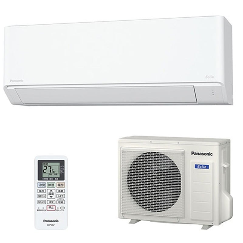 パナソニック Panasonic ルームエアコン エオリア クリスタルホワイト 18畳 冷暖房 除湿 CS-564DFL2-W