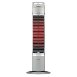 コロナ 遠赤外線暖房機 コアヒートスリム 900～340W 690～115W シルバー 遠赤塗装ブラックセラミックコーティングシーズヒーター CH-90RB-S