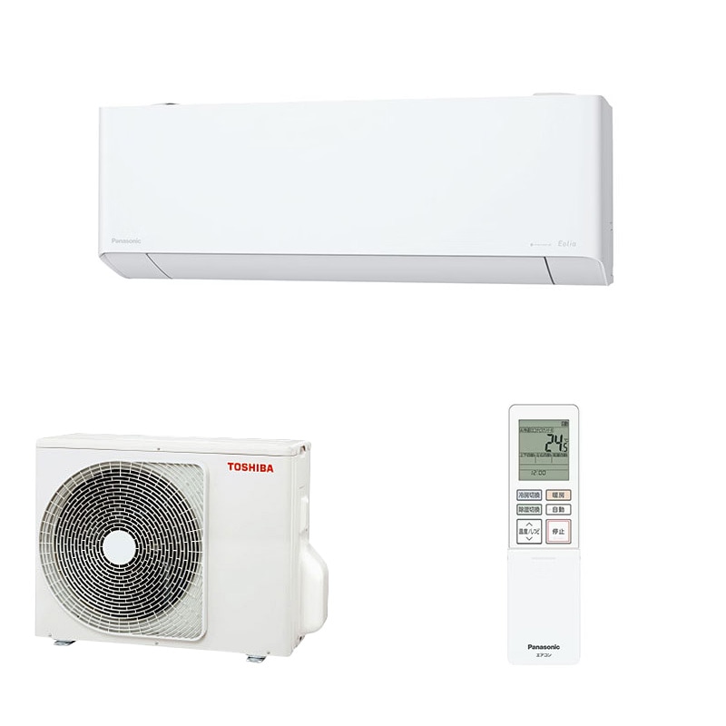 パナソニック エアコン 8畳 エオリア 2.5kW 100V クリスタルホワイト CS-254DEX-W