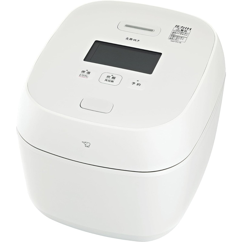 象印 ZOJIRUSHI 炊飯器 炎舞炊き 絹白 1升 10合 圧力IHタイプ 遠赤外線 豪炎かまど釜 NW-FC18-WZ