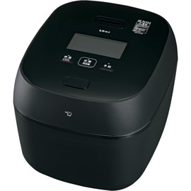 象印 ZOJIRUSHI 炊飯器 炎舞炊き 濃墨 1升 10合 圧力IHタイプ 遠赤外線 豪炎かまど釜 NW-FC18-BZ