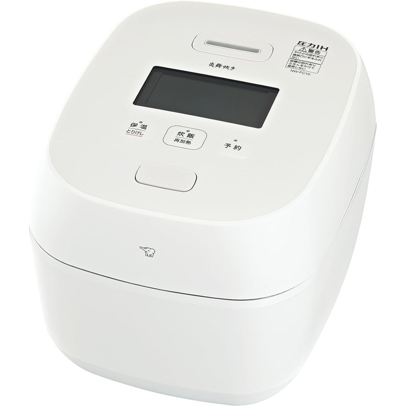 象印 ZOJIRUSHI 炊飯器 炎舞炊き 絹白 5.5合 圧力IHタイプ 遠赤外線 豪炎かまど釜 NW-FC10-WZ