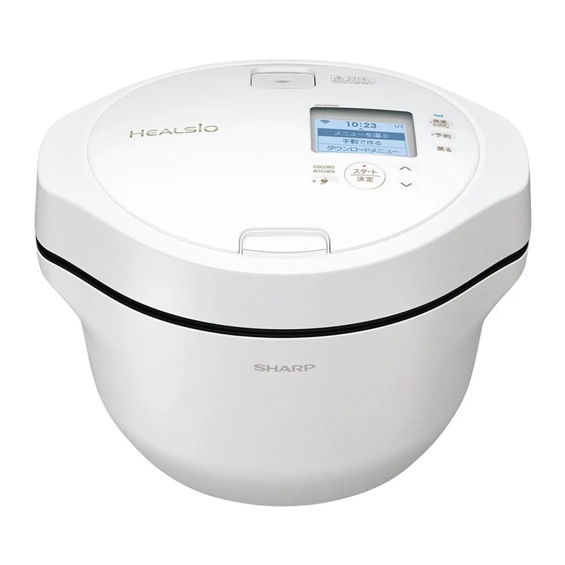 シャープ SHARP 水なし自動調理鍋 ヘルシオ ホットクック プレミアムホワイト 2.4L KN-HW24H-W