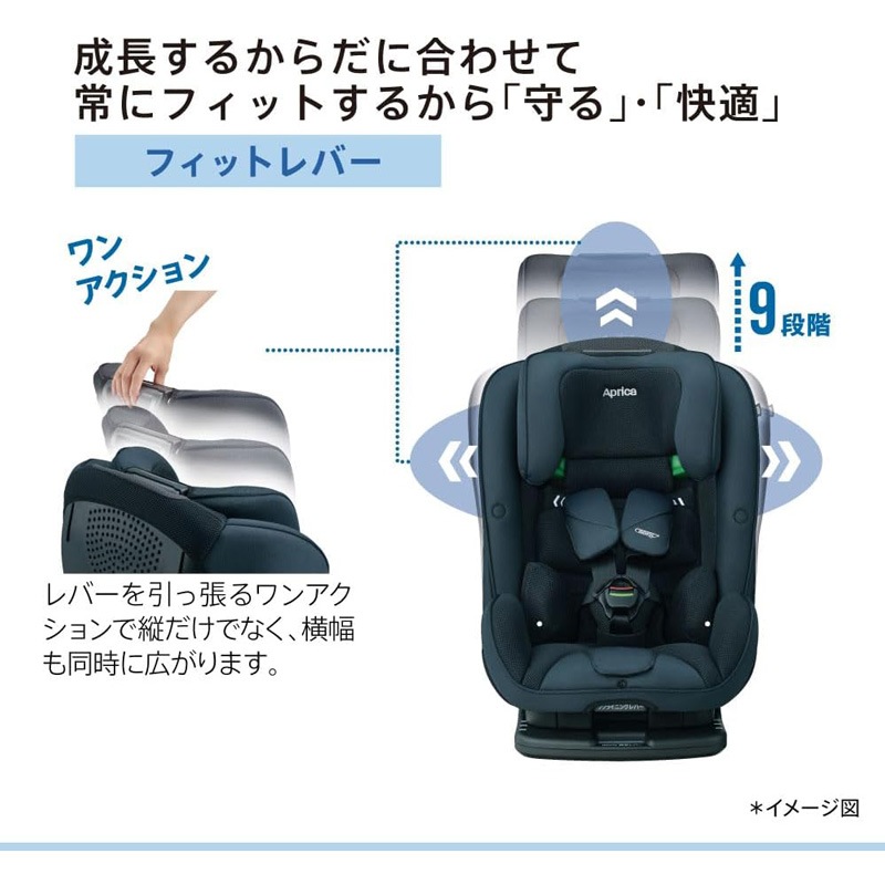 Aprica アップリカ チャイルドシート ジュニアシート フォームフィット ネクスト ステラグレー GR
