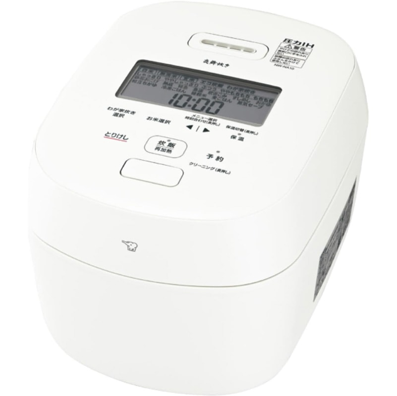 象印 ZOJIRUSHI 圧力IH 炊飯器 炎舞炊き ホワイト 5.5合 NW-NA10-WA