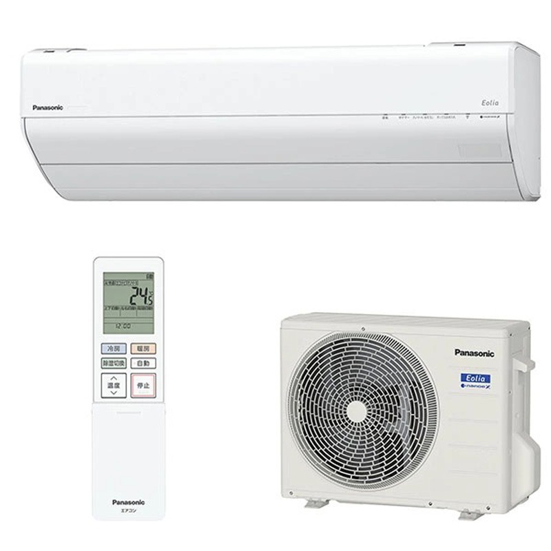 パナソニック Panasonic ルームエアコン エオリア クリスタルホワイト 6畳 CS-224DGX-W